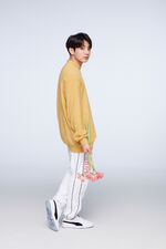 Jungkook promoting PUMA BASKET MADE BY BTS & YOU #1 (August 2018)