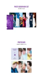 Photo Bookmark Set & Photocard