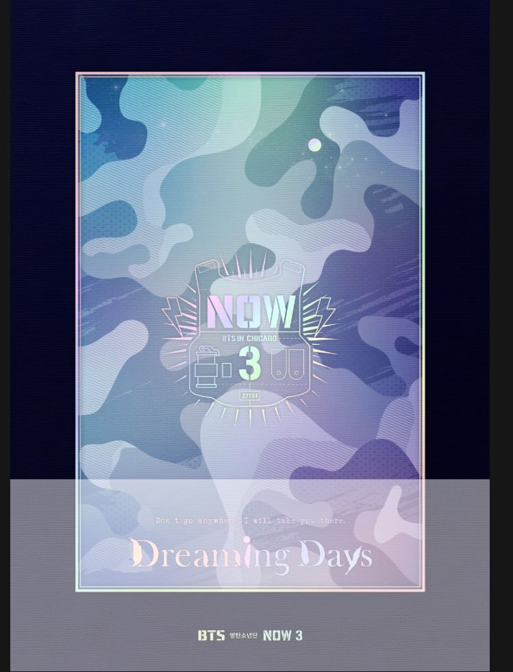 bts NOW3 dreaming days-