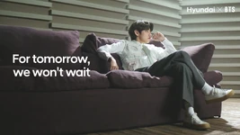 V promoting Hyundai (April 2021)