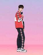 Jin promoting FILA #8 (January 2020)