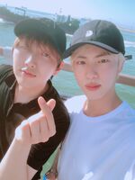 Jin on Twitter: "월미도!!" [2018.07.21] #2