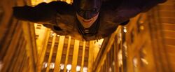 Batman gliding