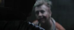 Joker is visited by  inside 