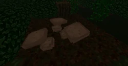 Le champignon à chapeau plat tel qu'il apparaît en jeu