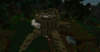 A Giant Weedwood Tree "stump" in a Swamplands biome