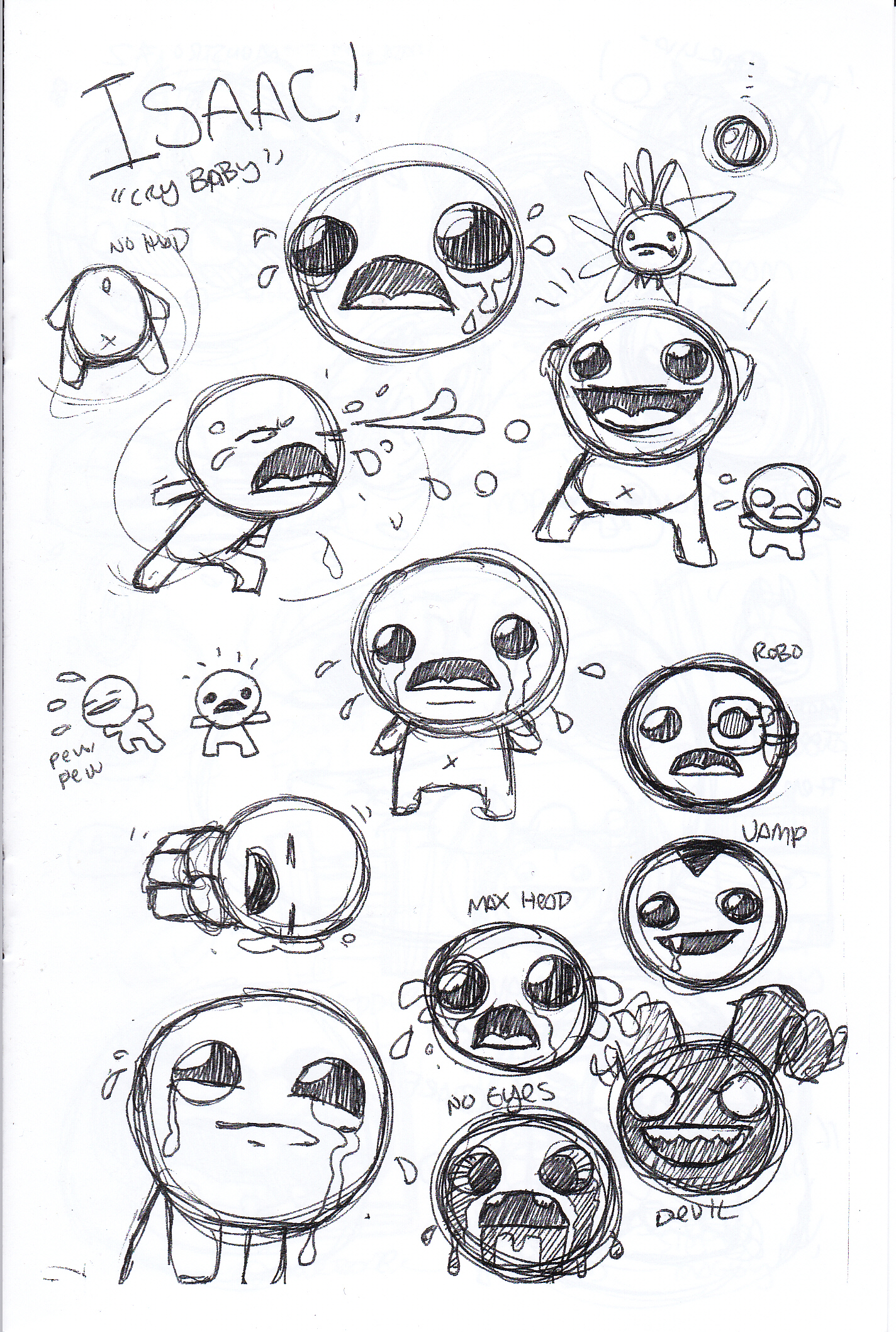 the binding of isaac characters
