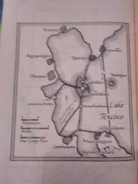Map of Lake Texcoco