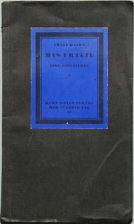 Kafka Das Urteil 1916