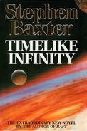 The original cover of Timelike Infinity (1992)
