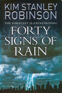 The original cover of Forty Signs of Rain (2004)