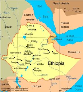 Ethiopia map