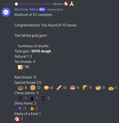 Roll Summarizer The Bread Game Wiki Fandom