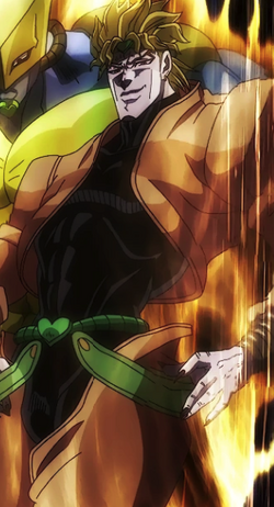 Download Dio Brando and his Stand, The World, in an intense pose