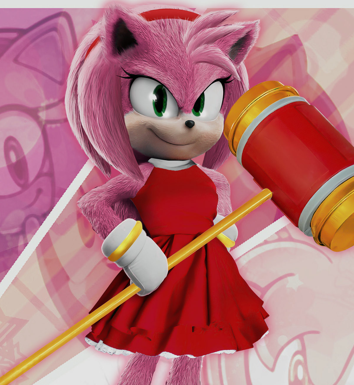 Amy Rose (Dimension-6536) | The Chuckle Nuts Multiverse Wiki | Fandom
