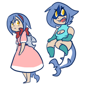 Shark Lass costume