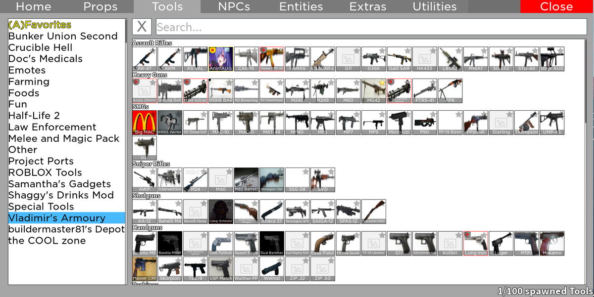 (Spawnmenu) Tools The Cool Zone Wiki Fandom
