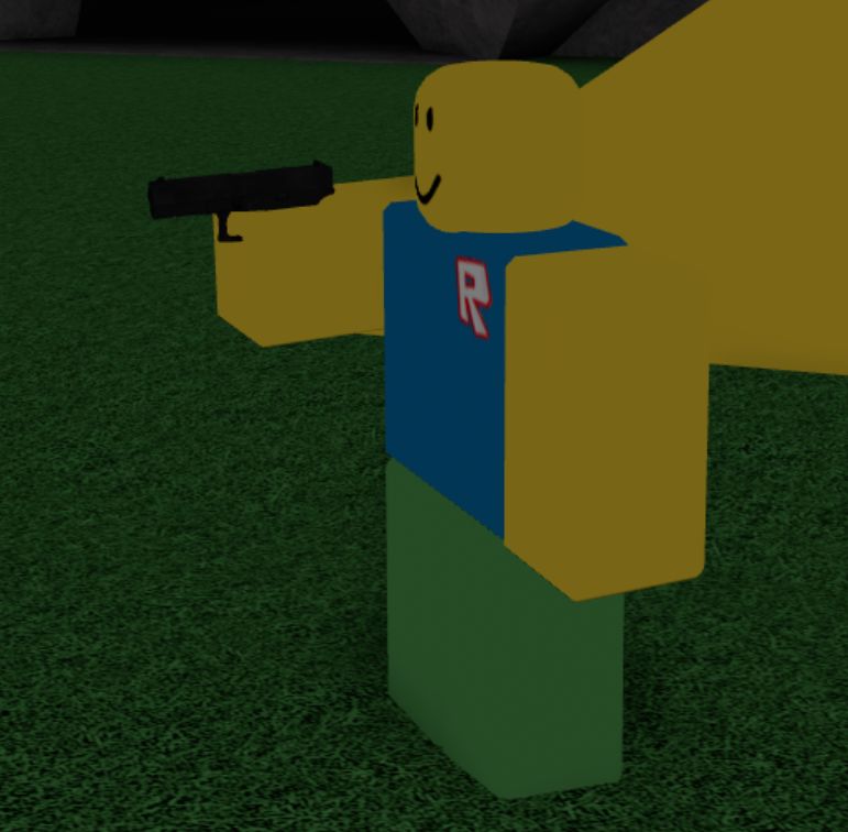 roblox noob gets knifed in torso and dies on Make a GIF