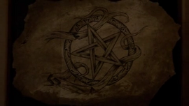 Pentagram, representing the four elements and the spirit