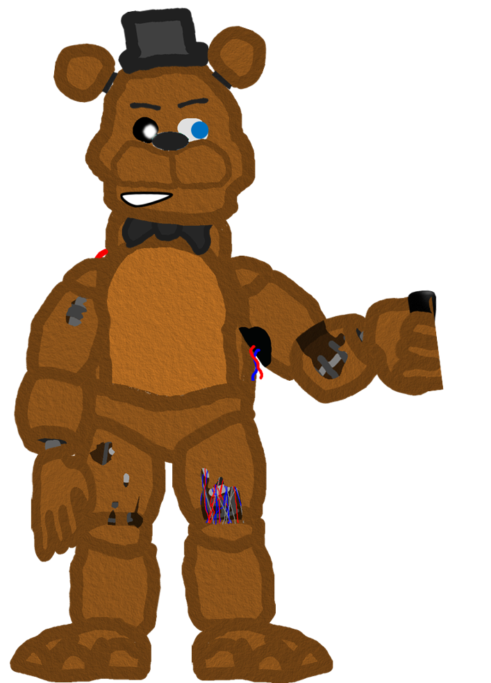 Freddy Fazbear Full Body by BereBearArt on DeviantArt