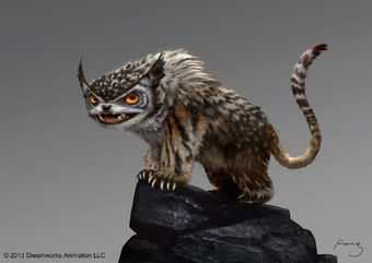 the croods cat stuffed animal