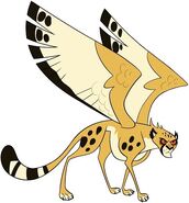 Winged Cheetah transparent