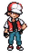 Red's remastered sprite from Yellow and Generation II