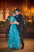 Diana and Charles slow dancing in Terra Nullius