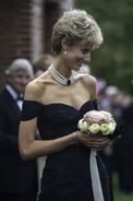 Diana in her iconic "Revenge Dress" in The Way Ahead