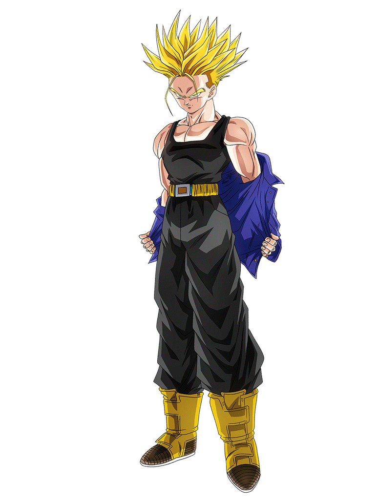 Trunks ssj 1 Sticker by Emmanuel Den Dauw