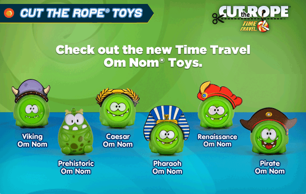 CUT THE ROPE: TIME TRAVEL jogo online gratuito em