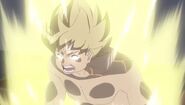 Guo Hao in his Saiyan state, after taking two Golden Cores and supercharging himself.