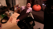 Dan's Fall during Five Night's at Freddys