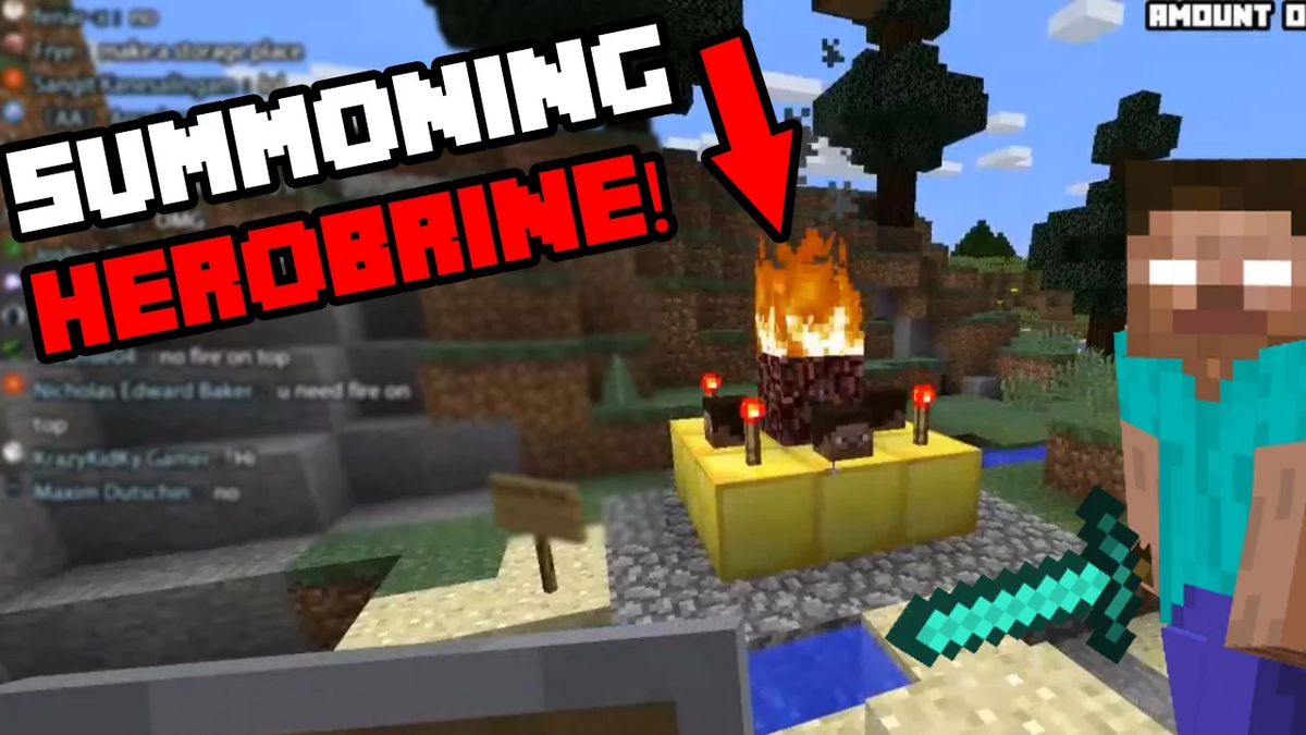 Minecraft - SUMMONING HEROBRINE (Finding Herobrine Episode 4) | The ...