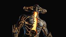 Satan's first physical appearance in the form of Corrupted Shinnok.