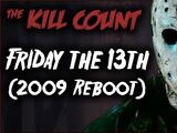 Friday the 13th (2009 Reboot) KILL COUNT