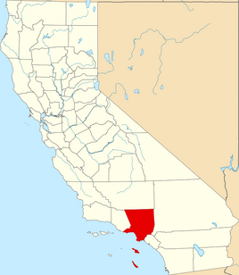 L.A. California (map)