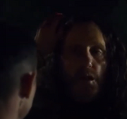 Jethro brain stabbed w receipt spindle