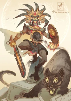Tezcatlipoca (Art by Katie StarSoulArt)