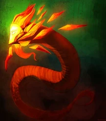 Yaldabaoth as a solar deity (Art by Hanna-Cepeda)