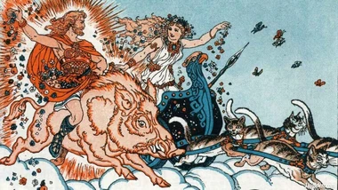 Freya and Freyr of the Vanir.