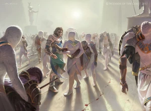 Anointed procession (Art by Victor Adame)