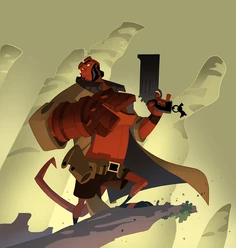 Hellboy (Art by Sean "Cheeks" Galloway)