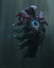 Type III or Omega-minus alien (Art by Peter König)