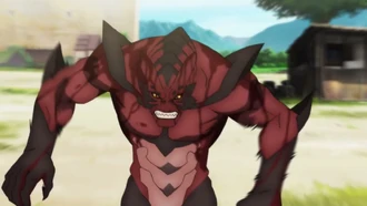 Derous compressing his dragon form to be more humanoid