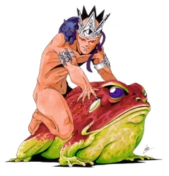 Bael's human form (Artwork from Shin Megami Tensei II)