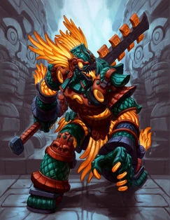 Xiuhcoatl's Warrior Form (Art by Juan Calle)