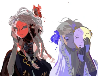 Fairies of the Unseelie and Seelie Courts (Art by TeomoTeamo0711)