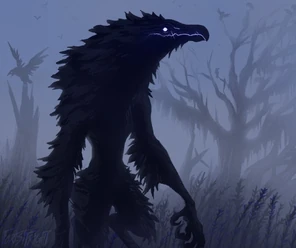 Corvax in its Umbral state (Art by Forest Fright)