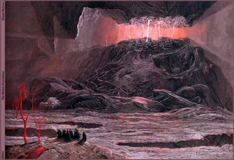 Molars of Leviathan planes in Hell (Art by Wayne Barlowe)